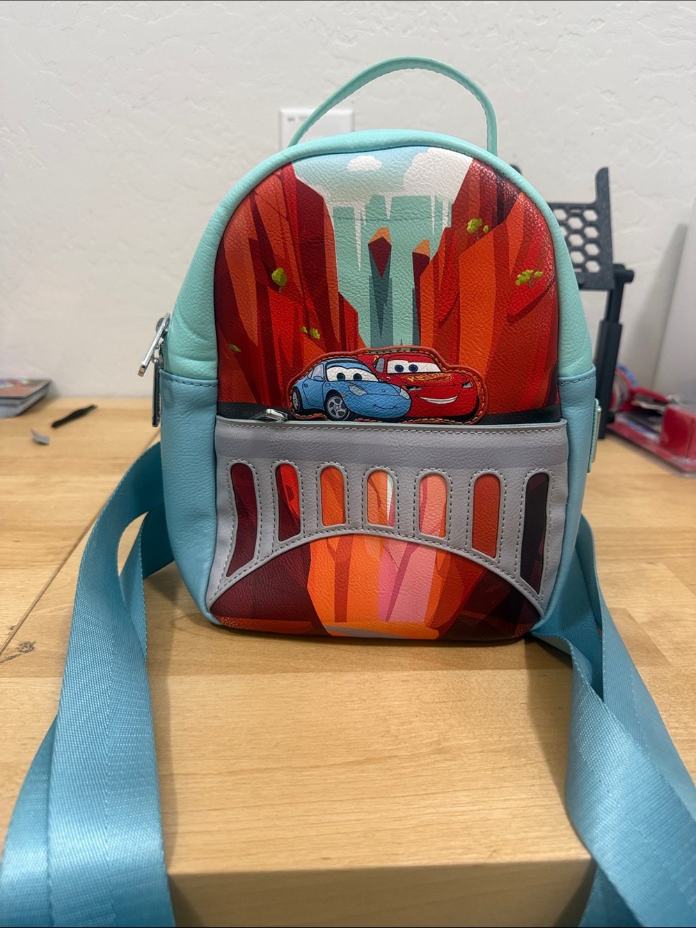 Loungefly Cars Lightening McQueen & Sally Mini Backpack